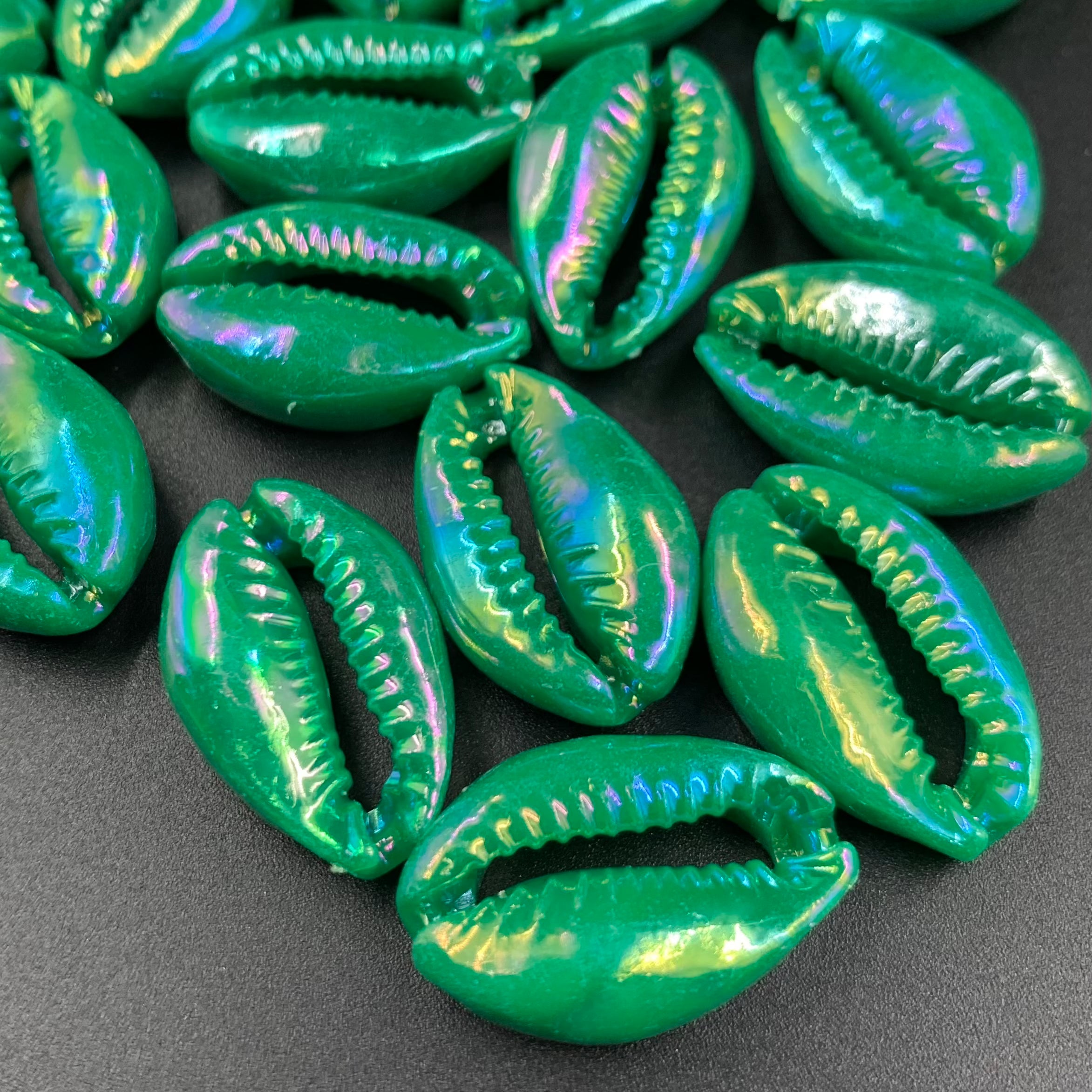 Gold cowrie shells